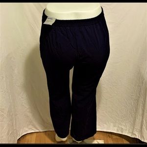 Catherines Refined Pants Dress Straight Leg Black Plus Size 2x 22/24W